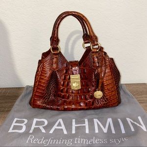 🐊Brahmin Mini Elisa Satchel/Crossbody🐊